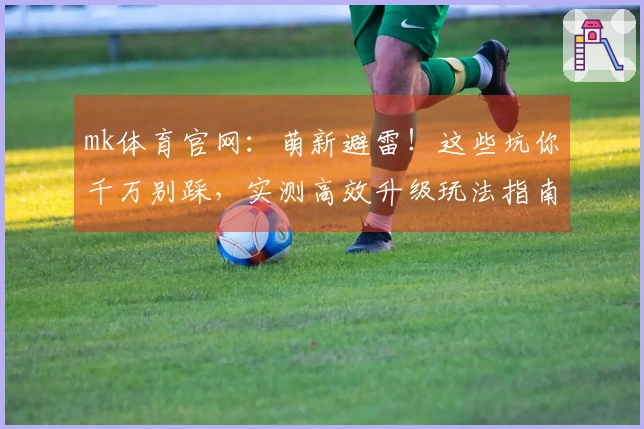 mk体育官网：萌新避雷！这些坑你千万别踩，实测高效升级玩法指南