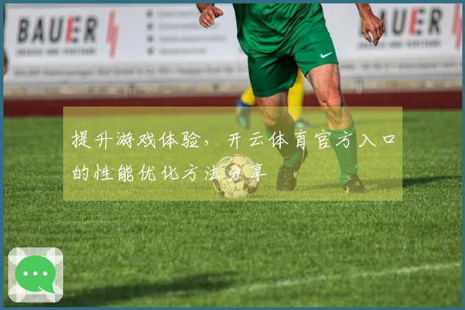 提升游戏体验，开云体育官方入口的性能优化方法分享